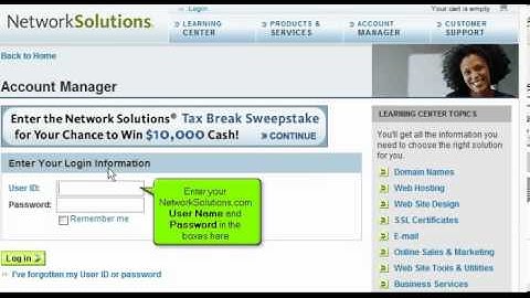 Creating Private Nameservers at NetworkSolutions.com