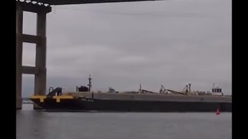 First vessel passes through temporary channel near Key Bridge collapse