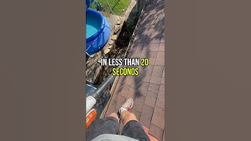 How to start a gutter cleaning business in less than 20 seconds #shorts