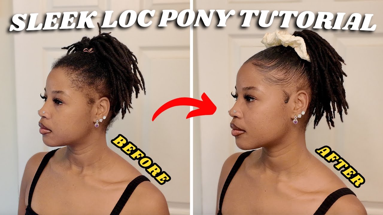The Sleek Loc Ponytail EVERYONE Is Asking For | Easy Step-by-Step