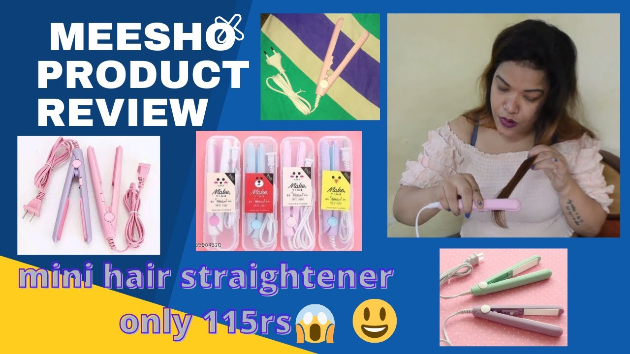 meesho hair straightener review || only 115rs || cheapest price || shopping aap || chaya tamang