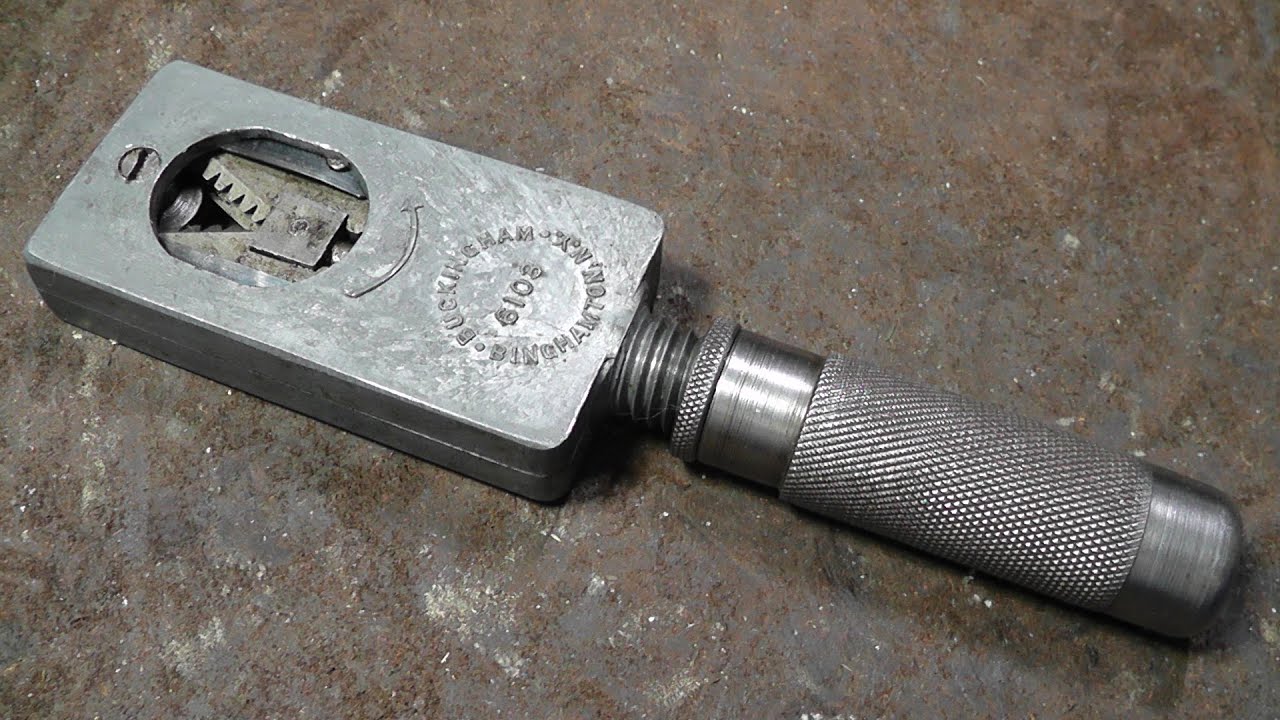 Buckingham USA Adjustable Universal Thread Restorer/Chaser Review - YouTube