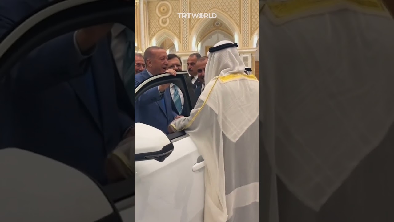President Erdogan presents Togg to UAE president