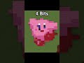 Minecraft カービィ64bit 32bit 16bit 8bit 4 bit 2bit 1bit...