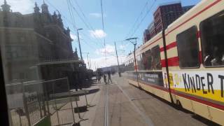 Van Station Hs Naar Bierkade Met Htm Tramlijn 1 Richting Scheveningen Noorderstrand Htm Gtl8 3114