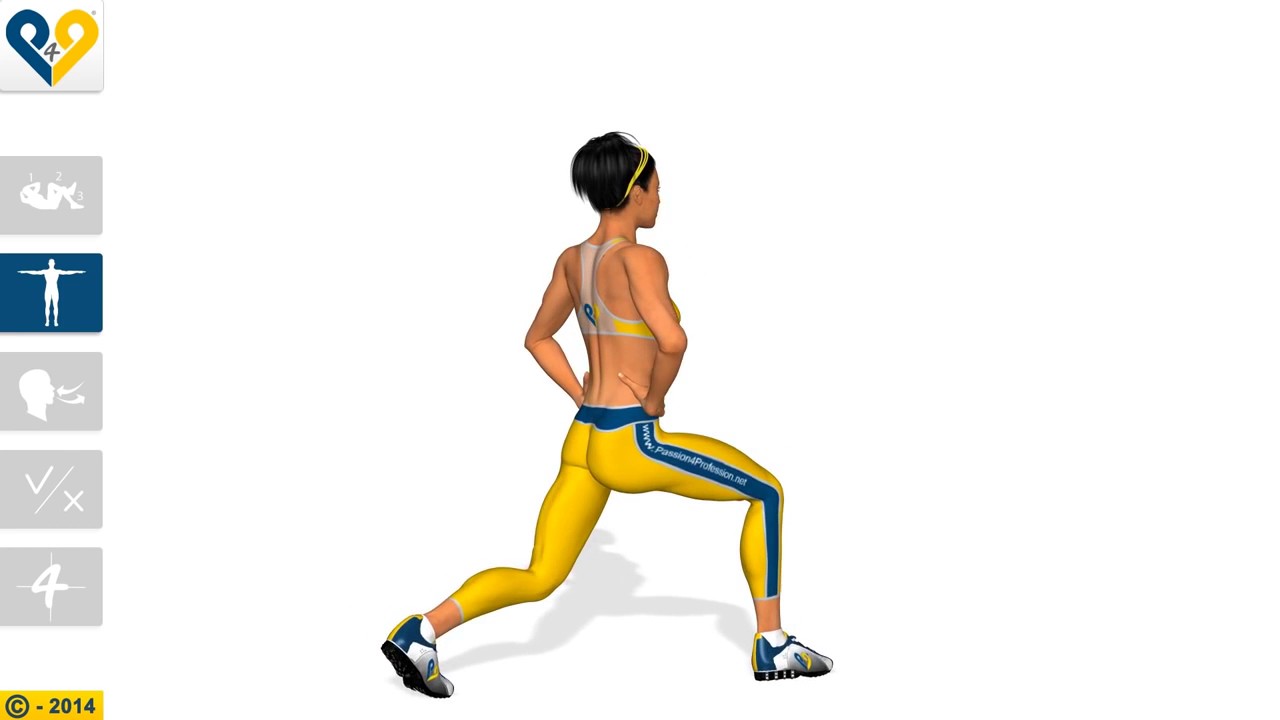 Tone your butt Pulse Lunges YouTube 720p YouTube