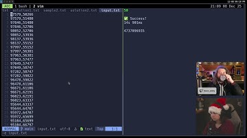 advent of code in bash day 9 (feat. @dave_eddy)