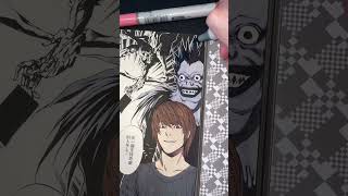 Light Yagami &amp; Ryuk coloring🔥| Death Note Manga