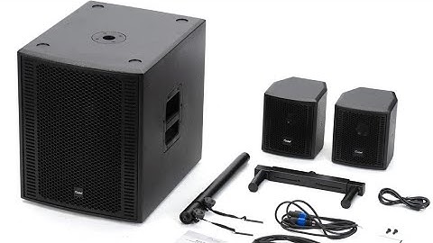Exoton E15-2.1 Portable Active PA System With Bluetooth unboxing...