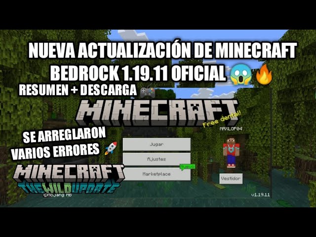 Minecraft: Bedrock Edition recebe versão 1.19.11 com correções