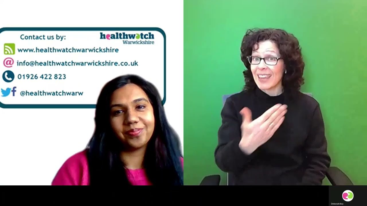 Introduction to Healthwatch Warwickshire and our Deaf Rights work (BSL)
