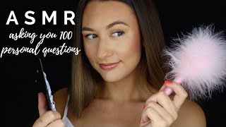[ASMR] Asking You 100 Personal Questions 👀✨(Whispered)