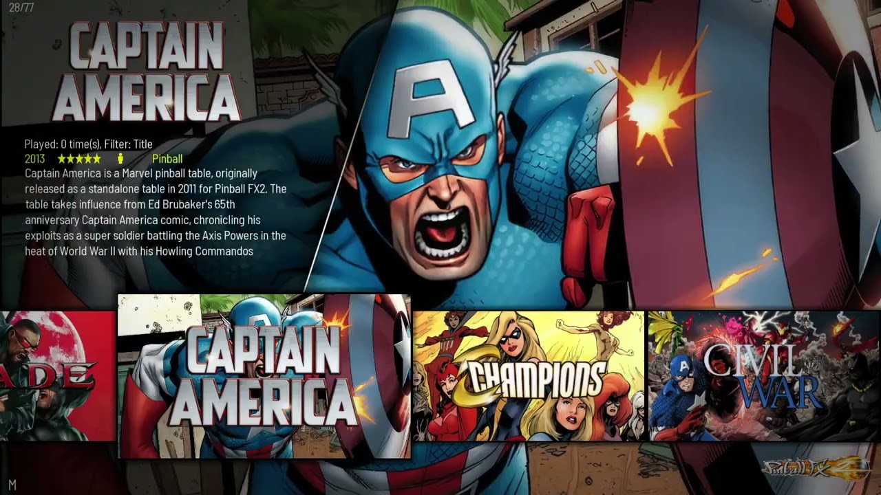 AttractMode/CORE Type R Systems: Bruno's Pinball FX2 Pack