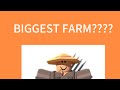 I made the biggest farm in hyper-gen sqauds…(Roblox bedwars)