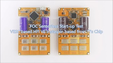 FOC Sensorless Start-up Test
