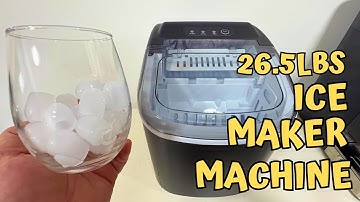 COWSAR Ice Maker Countertop, Portable Ice Machine with Self-Cleaning