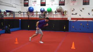 Shuttle Run exercise demonstration by Dr. Brian Fischer