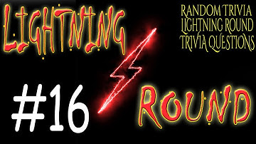 LIGHTNING ROUND #16 - random trivia lightning round questions! ( ROAD TRIpVIA- Episode 894 )