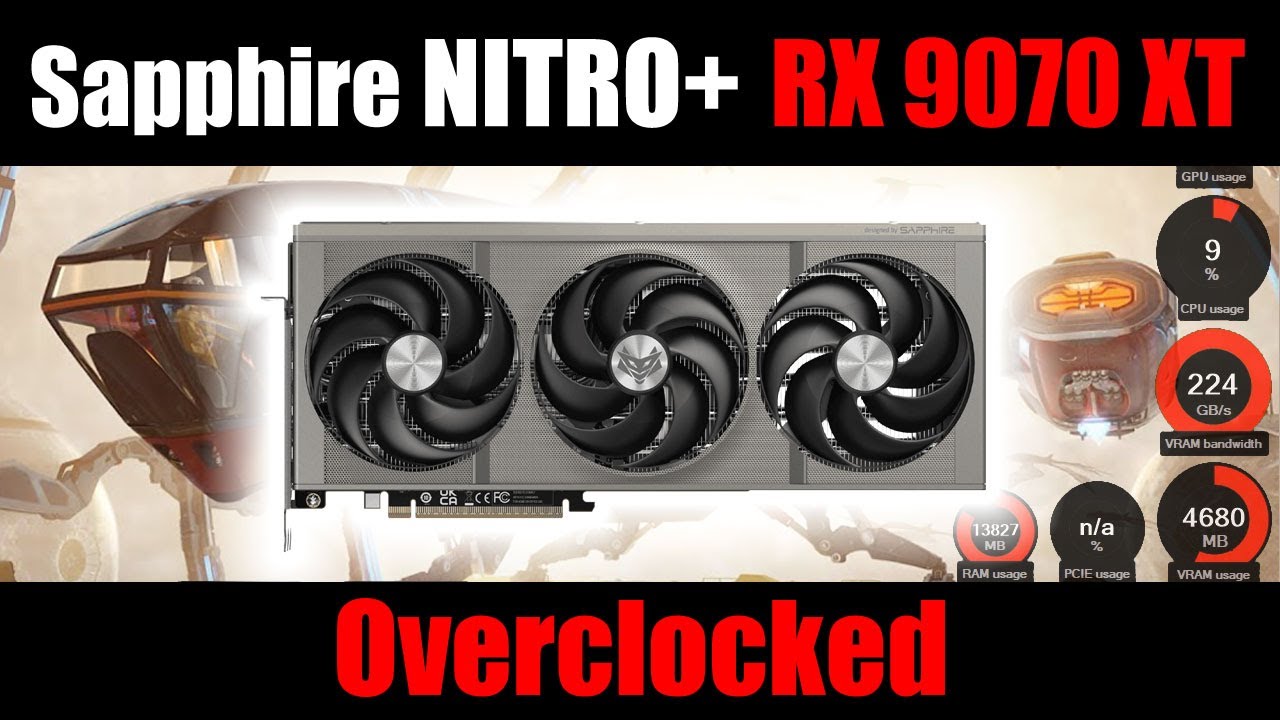 Sapphire NITRO+ RX 9070 XT Gaming | Overclocked