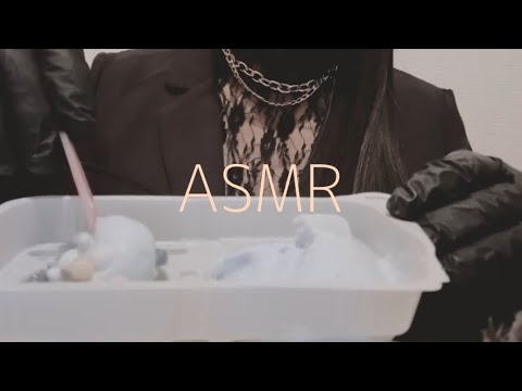 【咀嚼音／ASMR】ねるねるねにパチパチパニック入れて食べてグミを釣る(字幕あり)