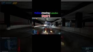 Police 👮 chasing lambo 🚘 (part1) #nfsgamers #cardrifting #youtube #shorts #samadgamerz02 #foryou