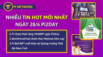 PI NETWORK | PCM Tặng 39.000Pi Nhân Ngày Pi2Day | Pi Bull NFT Xuất Hiện Tại Time Square New York