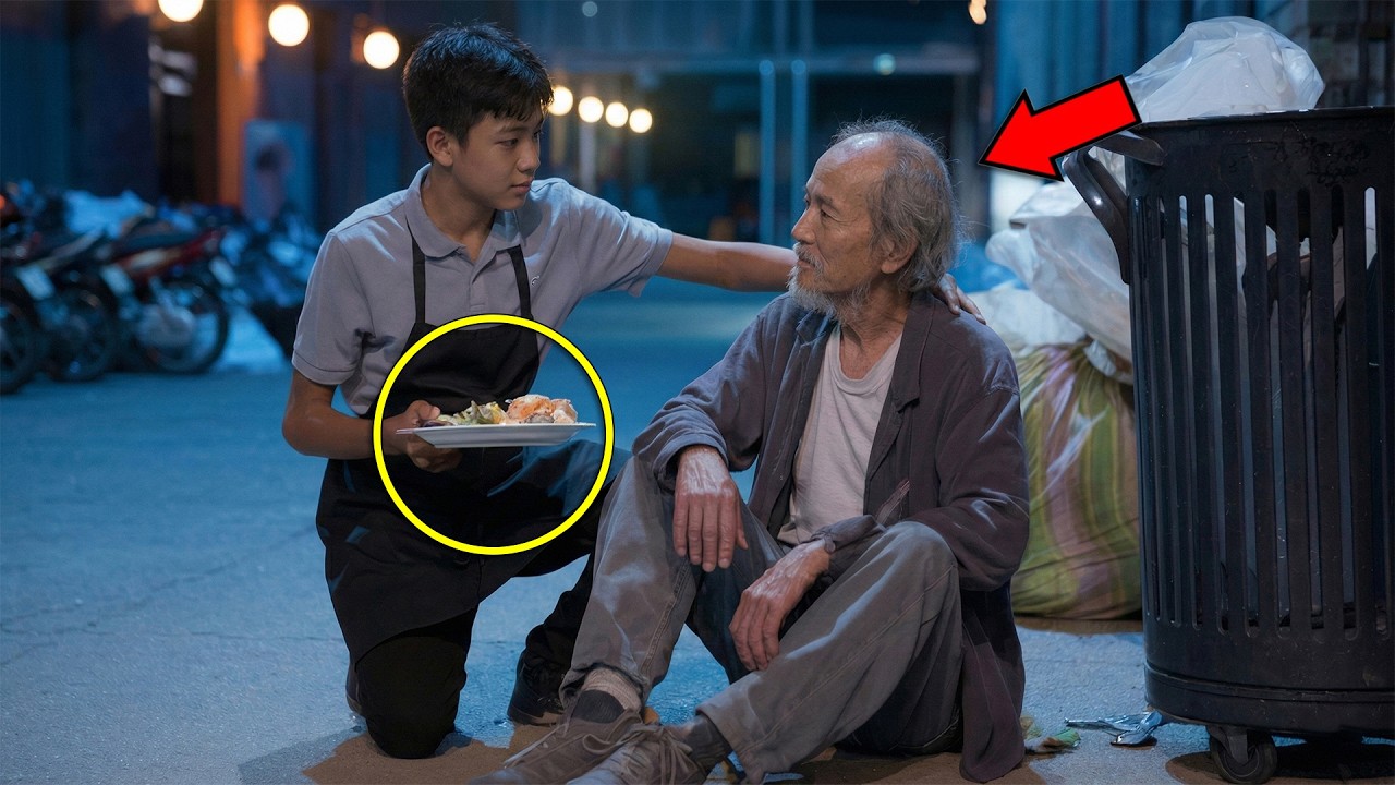 Cậu bé nghèo cho ông lão vô gia cư một hộp cơm… không ngờ ông ấy lại là một tỷ phú!