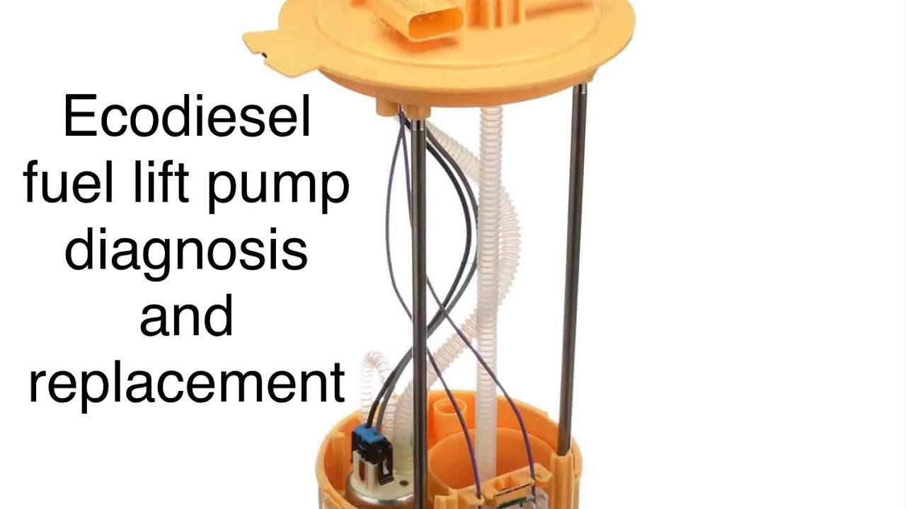 2014-2018 Ram Ecodiesel 3.0L fuel lift pump replacement, diagnosis and