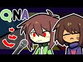 Chara and frisk qna part 1  undertale animation 10k special 