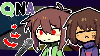 Chara and Frisk QNA Part 1 | Undertale Animation 10K Special 💃