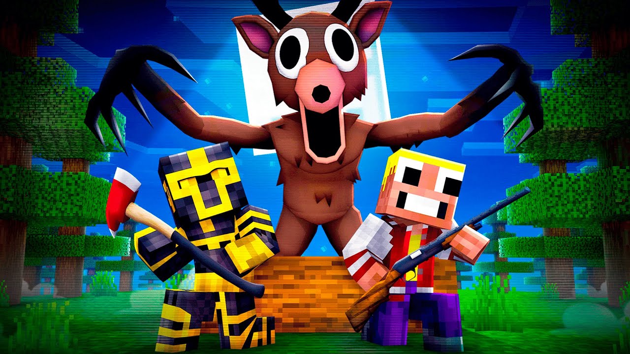 SOBREVIVIENDO 99 NOCHES EN EL BOSQUE EN MINECRAFT 😱