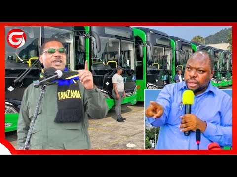 Live WAZIRI MKUU MWIGULU ASHTUKIZA KIMARA YALIPOCHOMWA MOTO MABASI Ya MWENDOKASI 