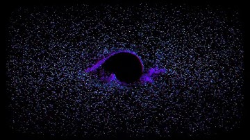 particle rotation with singularity style distortion [ nonlinear spiral dynamics ] #math #music #code