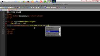 JavaScript beginner tutorial part18 - for loop