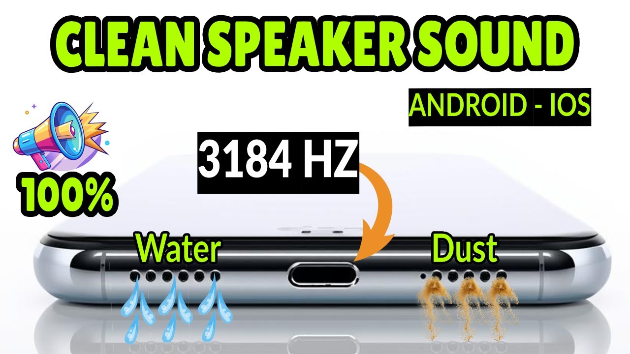 Remove Water From Speaker With Sound – Safe Speaker Cleaner Tone Android & iOS