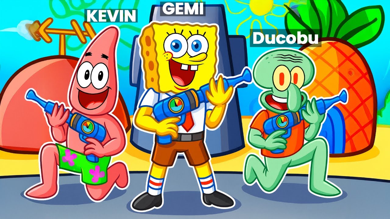 On a nettoyé Bikini Bottom avec KEVIN et DUCOBU...