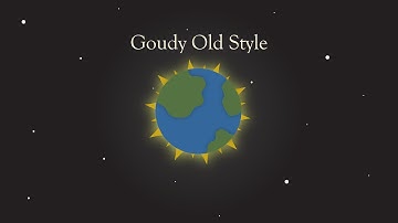 Typography Brief 1: Goudy Old Style