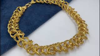 1 Gram Gold Big Athda Chain For Men Design A-612