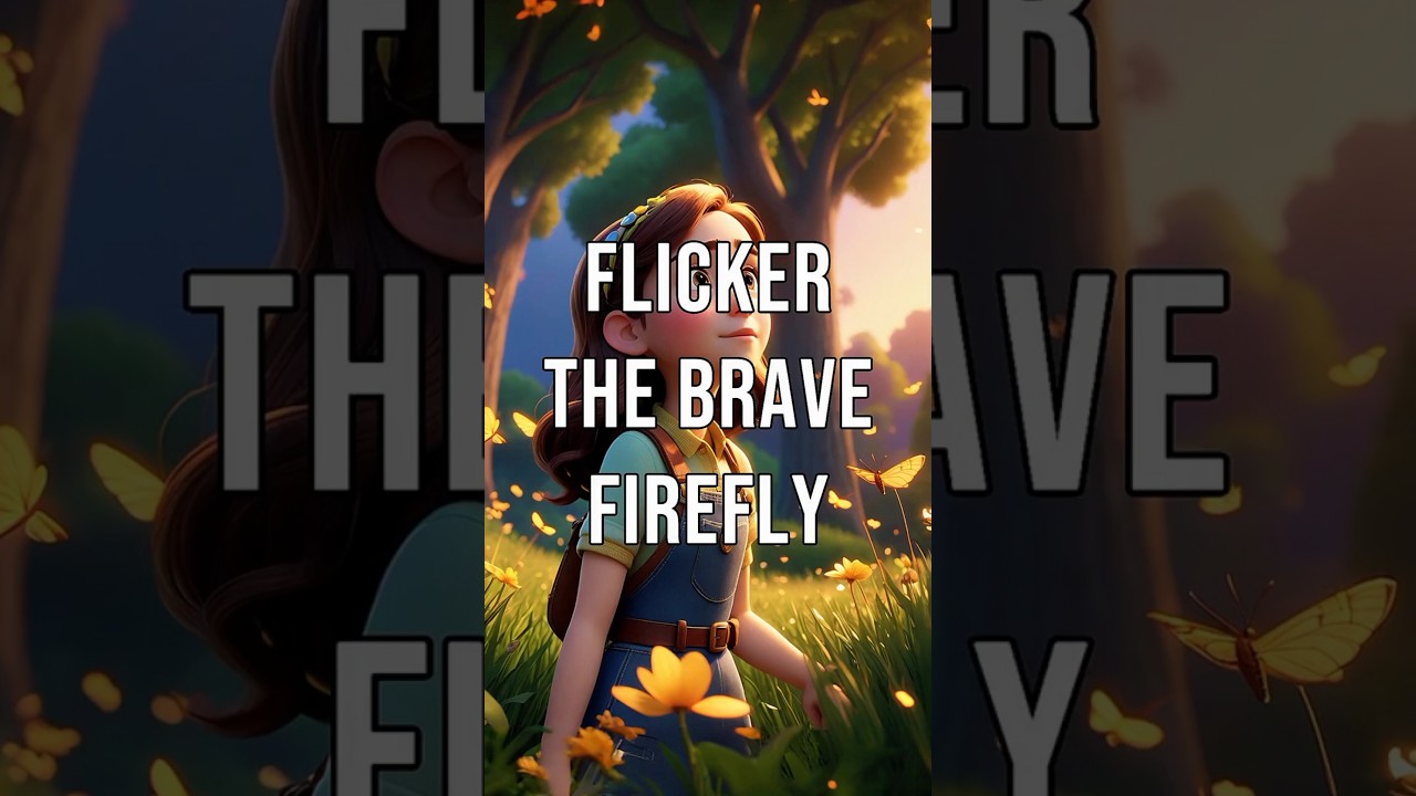 Flicker the Courageous Firefly 🌟 | Bedtime Story for Kids | English Fairy Tales