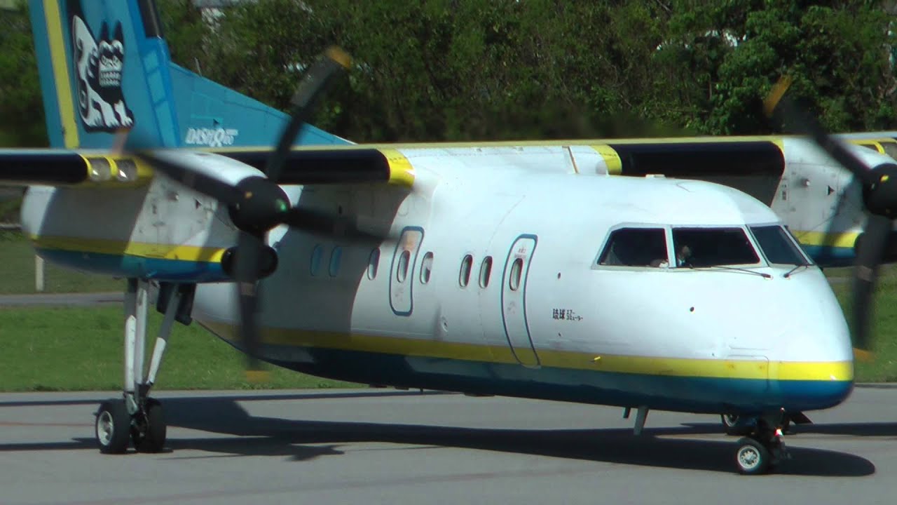 Ishigaki AirportRAC(Bombardier DHC8Q100) 2 YouTube