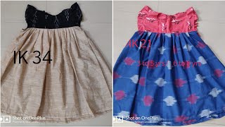 ikkat frocks for babies