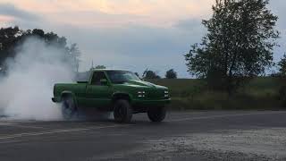 We painted this candy green gmc in 2015 - still gets it