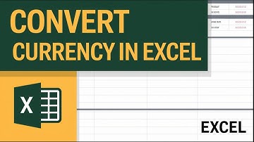 How to Convert Currency in Excel | Formula to Convert Currency in Excel