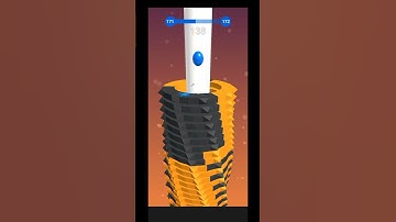 Stack Ball Level 171 Complete In 17 Second #stackball #shorts