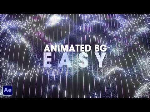 Easily Create an Animated Background with Trapcode Form - After Effects Tutorial