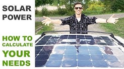 Off Grid Solar Power - How to Calculate Your Needs