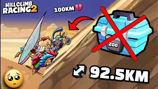A Glitch Runied My 100Km Run Lvl 185 Adventure Chest - Hill Climb Racing 2