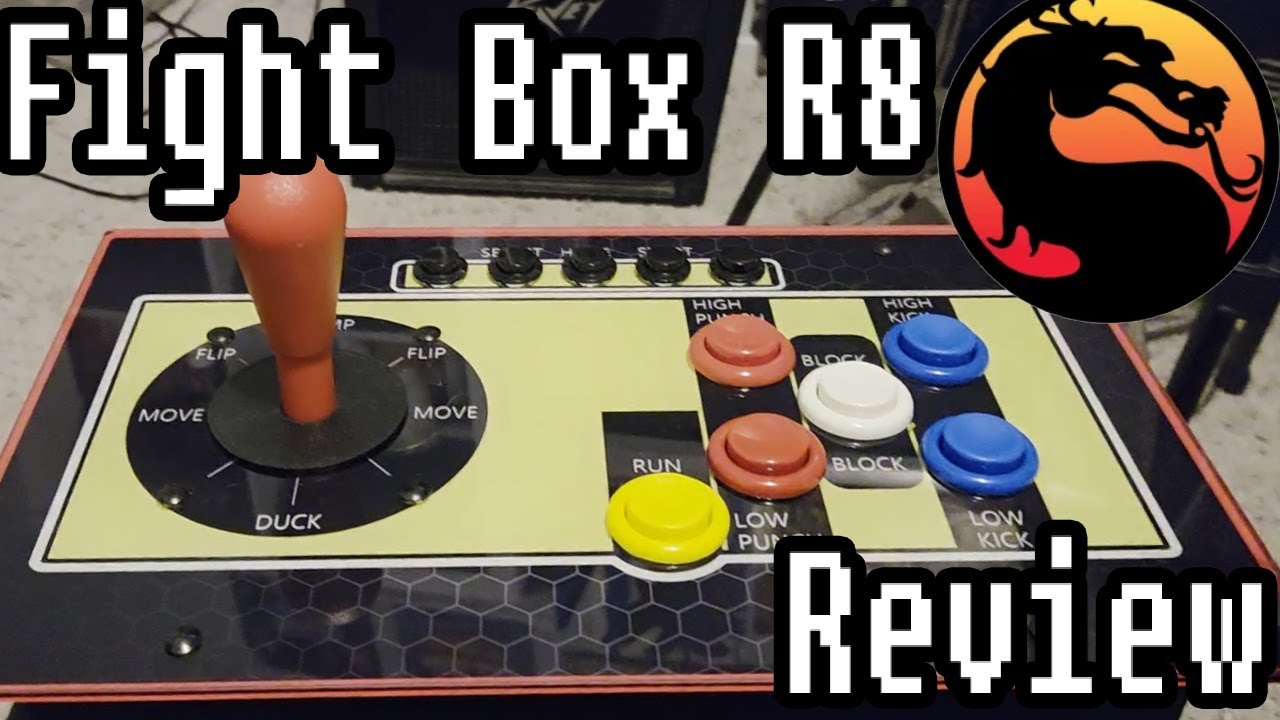 FightBox R8 Mortal Kombat Arcade Fight Stick Controller For PC/PS3