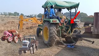 टरकटर फल लड ह गय हTractor- Stunt Machine With Jcb Loading Fe New John Deere Tractor Work