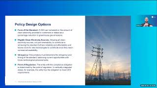 Clean Electricity Standards: Design Choices and Considerations for State Officials and Stakeholders